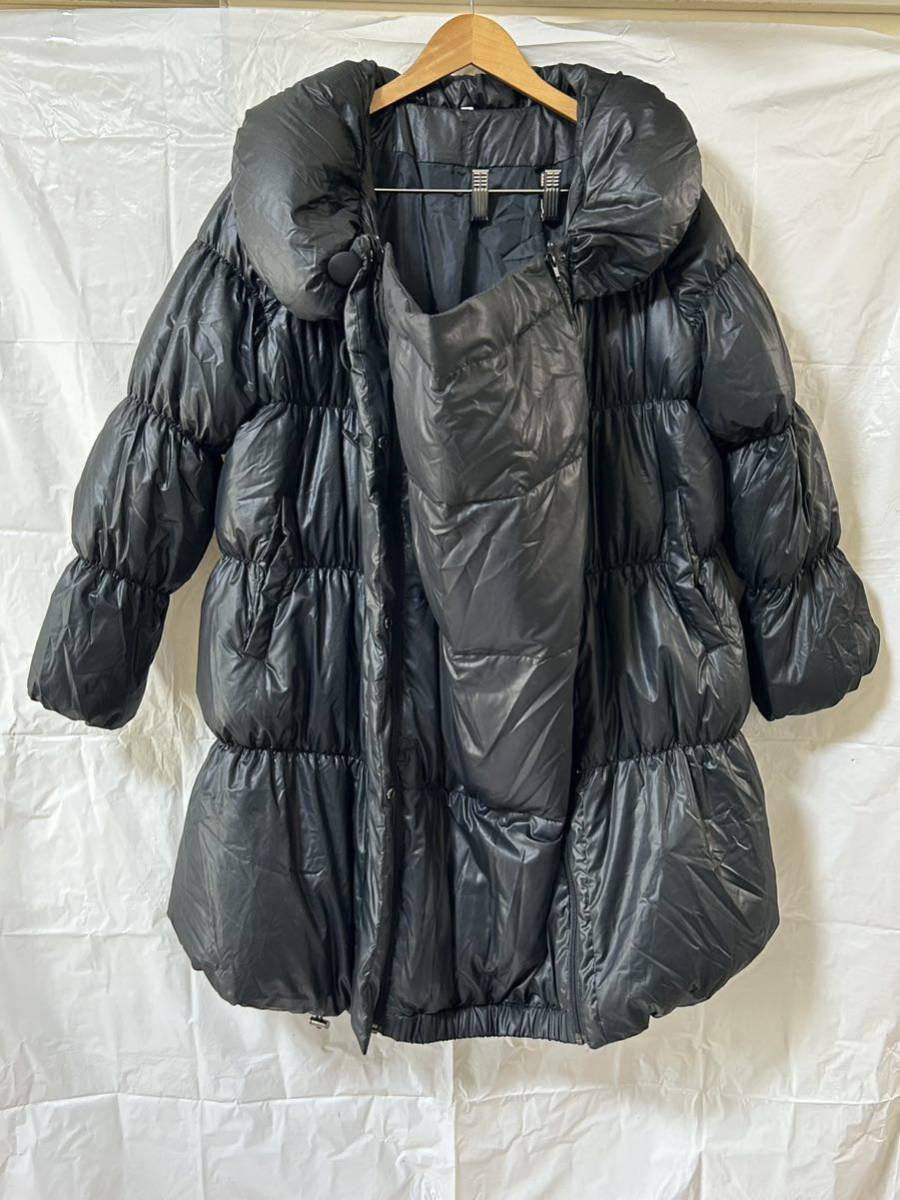●O365● マタニティコート ダウンコート ロングダウンコート ジャンバー 抱っこ紐ジャンバー 黒 ブラック