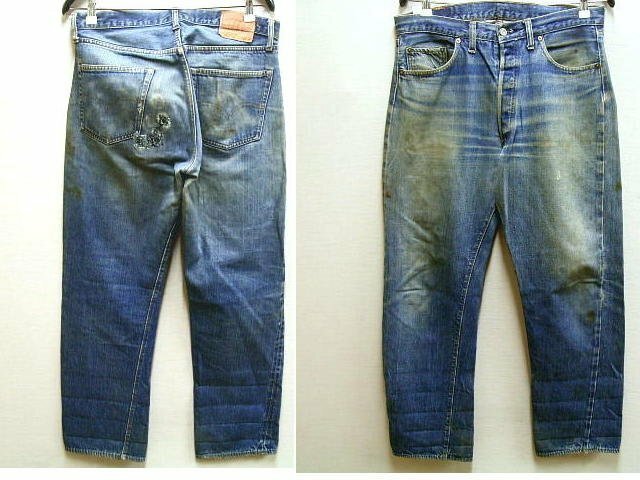 ◇即決[W36]鬼ヒゲ オリジナル 66後期 Levi's 501 76年5月製 ビンテージ 赤耳 セルビッチ デニム パンツ■6251