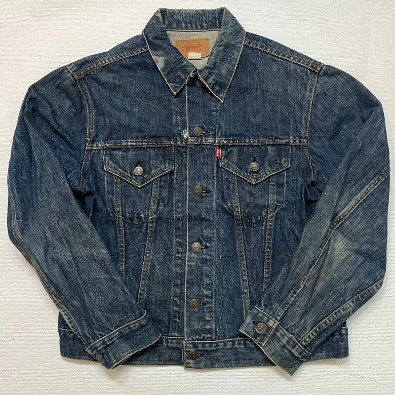 K201 70 年代 アメリカ 製 Levi's 70505 0217 3rd デニム トラッカー ジャケット リーバイス 70s vintage ビンテージ USA 米国