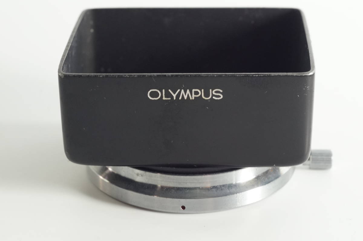 359『 並品』 希少品 OLYMPUS オリンパス 内径42mm カブセ式 角型メタルフード