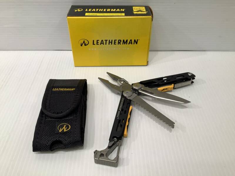 【新品未使用展示品】LEATHERMAN レザーマン LM01-SIGNAL シグナル 折り畳み式 マルチツール