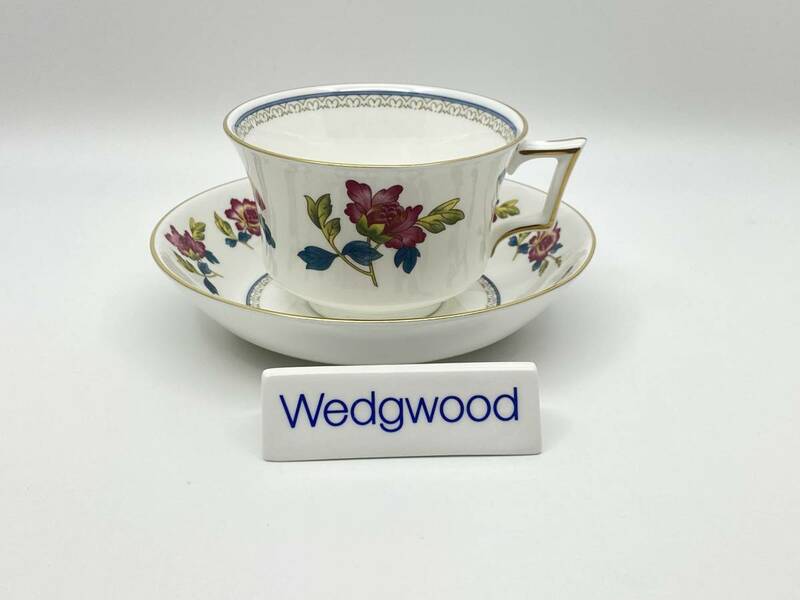 ＊レア＊ WEDGWOOD ウェッジウッド ＊RARE＊ CHINESE FLOWERS Tea Cup & Saucer チャイニーズフラワーズ ティーカップ&ソーサー *L493