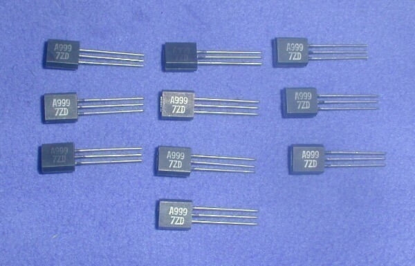 低周波電圧増幅用シリコントランジスタ　三菱 2SA999-D　１０本セット
