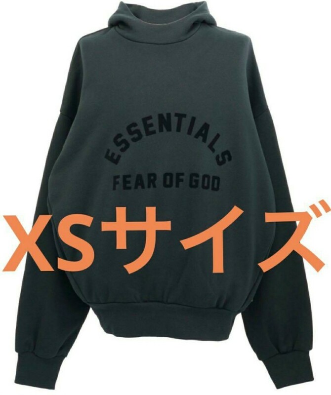 新品　未使用品　正規品　FOG ESSENTIALS 黒　FEAR OF GOD フォグ　エッセンシャルズ　エフオージー　 フーディー　パーカー　XS size 