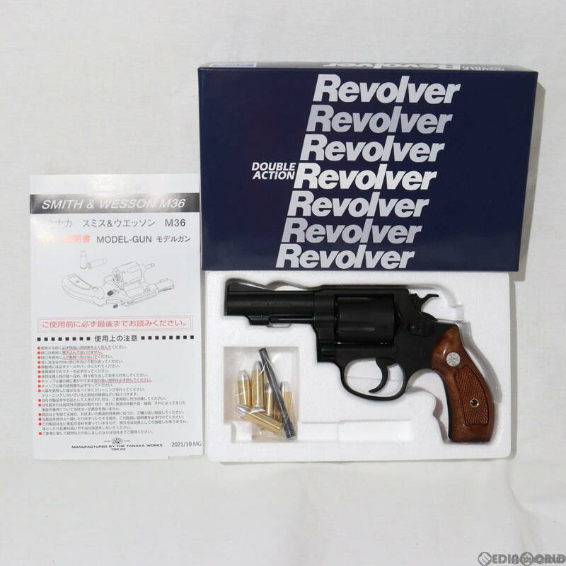 【新品】[MIL]タナカワークス 発火モデルガン S&W(スミスアンドウェッソン) M36 3インチ チーフスペシャル HW(ヘビーウェイト) Ver.2(54002