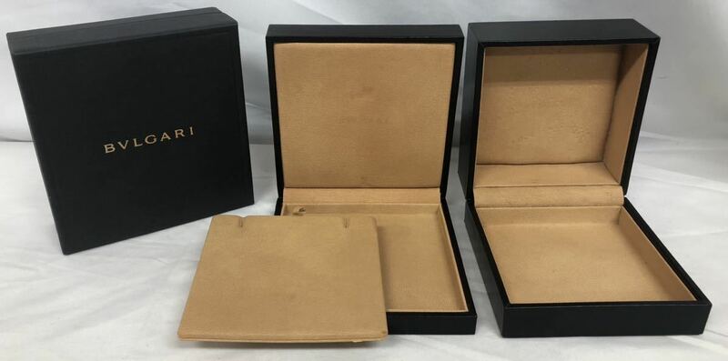 ブルガリ BVLGARI 　ネックレス用　ネックレスケース　ジュエリーケース　2個セット　セット ボックス 空箱　BOX　ブ④
