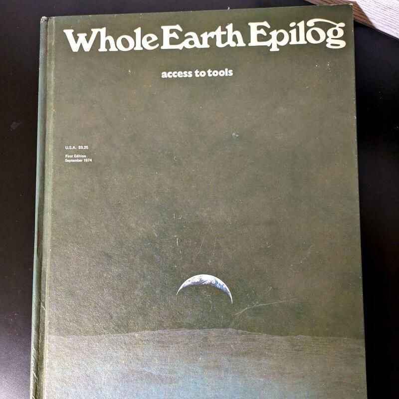 Whole Earth Epilog ハードカバー版 1974年 ホールアースエピローグ ホールアースカタログ スティーブ・ジョブズ 洋書 激レア ヴィンテージ