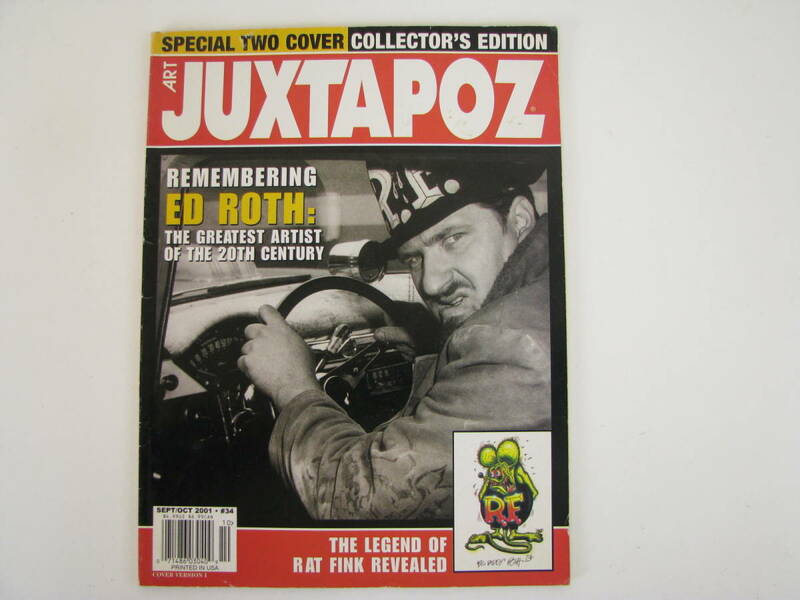 洋書　JUXTAPOZ　SPECIAL ED ROTH MEMOROAL ISSUE 2001 SEPT/OCT