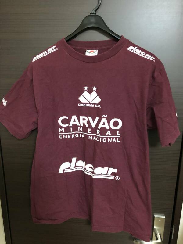 placar CARVAO Tシャツ 海外Ｌargeサイズ（USED) フットサル ブラジル