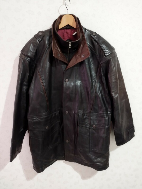 windarmor　ウィンドアーマー　革ジャケット　革ジャン　革コート　Vintage　ビンテージ　leatherジャケット　レザージャケット