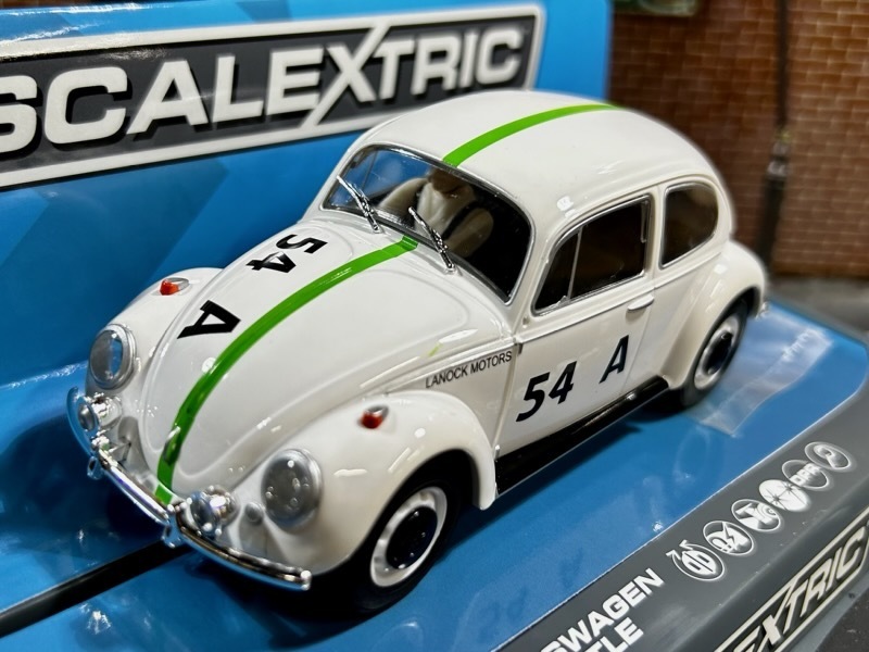 1/32 SCALEXTRIC C3745 Volkswagen Beetle - Bathurst 1963 No.54A スロットカー
