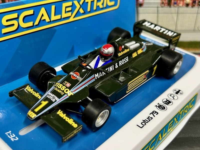 1/32 SCALEXTRIC C4423 Lotus 79 - USA GP West 1979 - Mario Andretti スロットカー