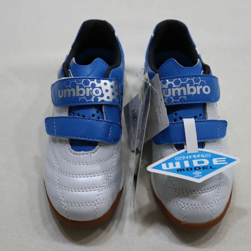  アンブロ（UMBRO）（キッズ）ジュニア フットサル インドア アクセレイター BL JR WIDE IN UU4RJB06WB サイズ 17cm