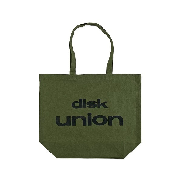 diskunion ロゴ トートバッグ (Olive/Black) / ディスクユニオン DISK UNION