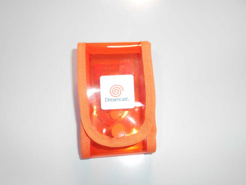 レア ビジュアルメモリー ケース ホルダー クリア オレンジ ドリームポイントバンク visual memory ドリームキャスト セガ SEGA Dreamcast