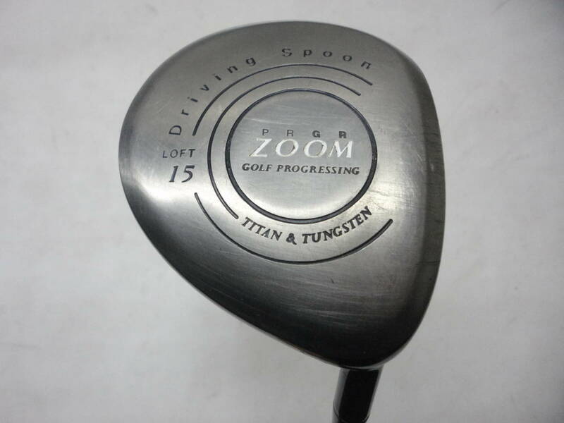 ★即決！★PRGR/プロギア★メンズ右打ち用フェアウェイウッド/3番ウッド/3W★PRGR ZOOM Driving Spoon★15°★N.S.PRO/日本シャフト★