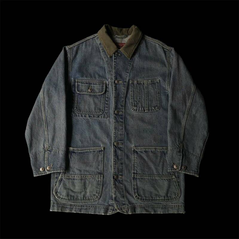 90s Banana Republic Denim Coverall Jacket 90年代 バナナリパブリック デニム カバーオール デニムジャケット vintage ヴィンテージ