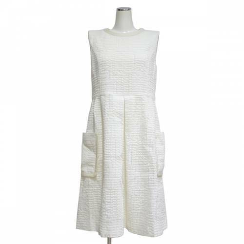 FOXEY フォクシー Dress White Ripple ワンピース R2A-19291B