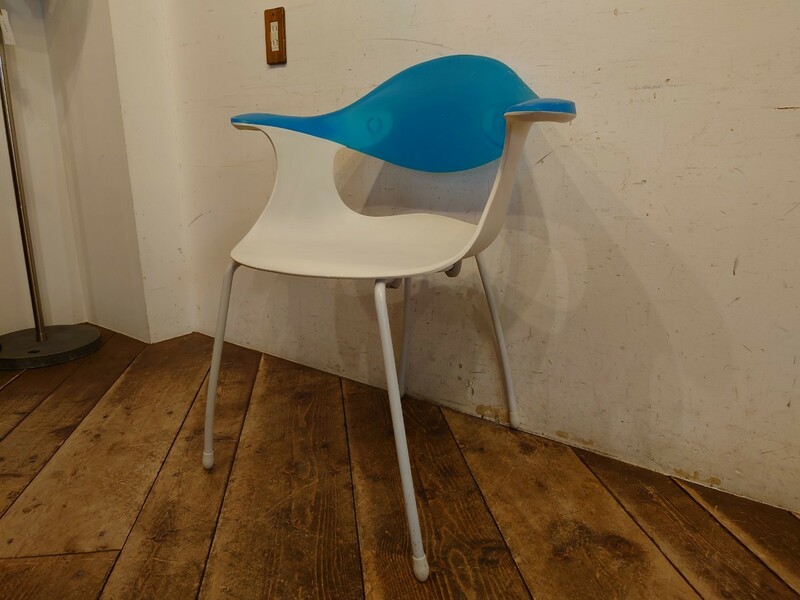 【廃盤品】イタリア driade社 BLUEBELLE Chair ブルーベルチェア ブルー Rose Lovegroveデザイン/モダン スペースエイジ アームチェア
