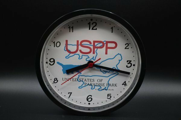 USPP　クオーツ時計 　壁掛け時計　ステップタイプ　動作確認済　