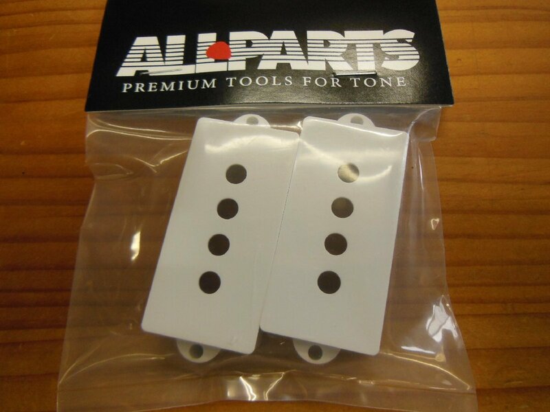 ALLPARTS☆PICKUP COVERS FOR PRECISION BASS WHITE☆