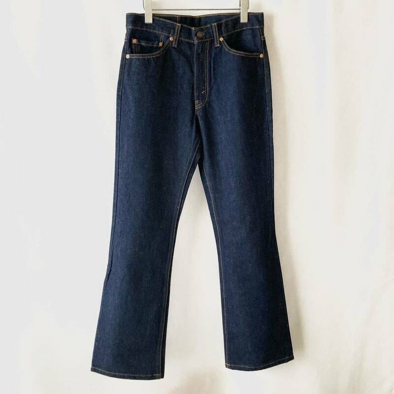 ★濃紺 USA製 Levi's 517 W31 L34 2000年製 ブーツカット ヴィンテージ ジーンズ デニム ブルー 古着 米国製 リーバイス アメリカ製