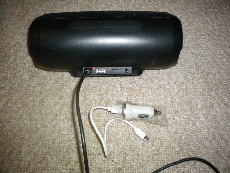 Azuma◆ダブルパッシブBluetoothスピーカー/シガー・コンセント充電ケーブル付/GRAV/Bluetooth/GRV-DP01 ランプや音声など確認しました