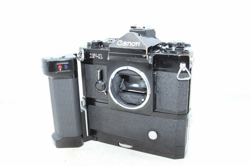 美品☆キヤノン Canon F-1 後期 + Canon モータードライブ MOTOR DRIVE MF