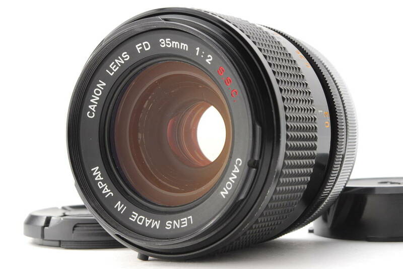 【良品】 Canon FD 35mm f/2 S.S.C. Concave A キヤノン レンズ レア 一眼レフ 撮影