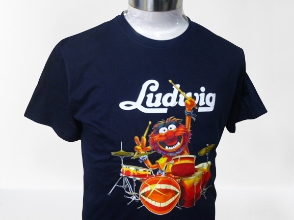 ■Ludwig（ラディック）Tシャツ（サイズＬ）ネイビー【新品】