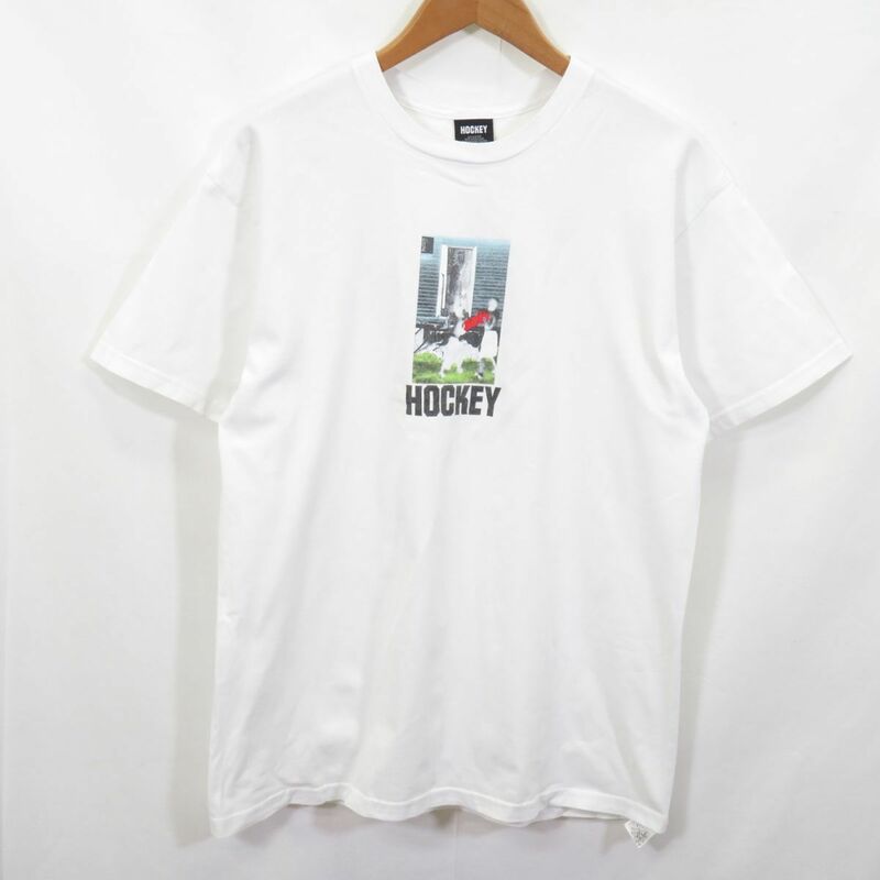 HOCKEY SKATEBOARD ボクシング Tシャツ sizeL/ホッケー 　1103
