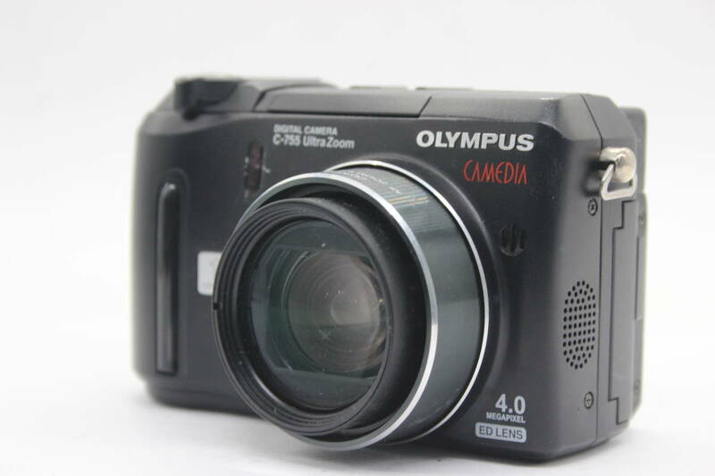 【返品保証】 【便利な単三電池で使用可】オリンパス Olympus CAMEDIA C-755 Ultra Zoom 10x コンパクトデジタルカメラ s3722