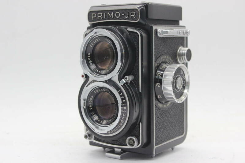 【返品保証】 Primo-JR 東京光学 Topcor 6cm F2.8 二眼カメラ s3807