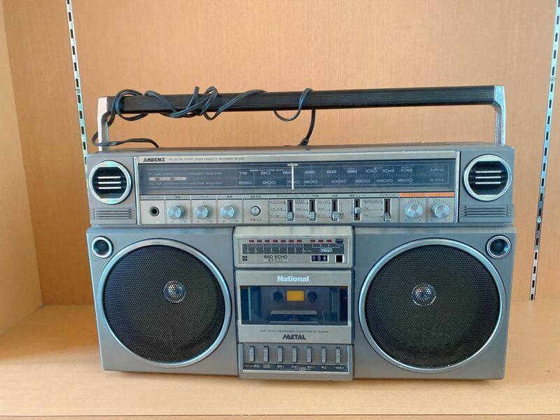 National ナショナル RX-5160 FM AMラジカセ 通電確認　ジャンク品