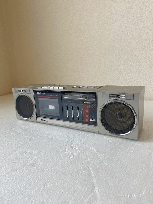 National ラジカセ RX-F10 カセットデッキ オーディオ機器 FM-AM 中古現状