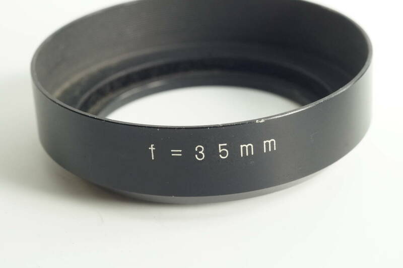 hiA-01★送料無料 美品★FUJICA f=35mm フジカM42／AX35mm レンズ用 49mm径ネジ込み式 メタルフード