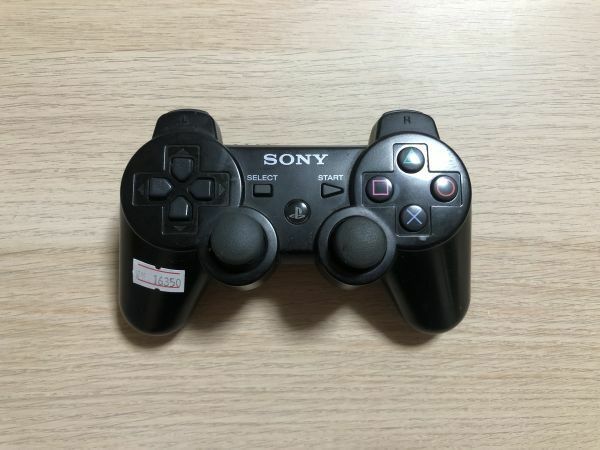 PS3 周辺機器 デュアルショック3 SIXAXIS ワイヤレス コントローラー ブラック 【管理 16350】【B】