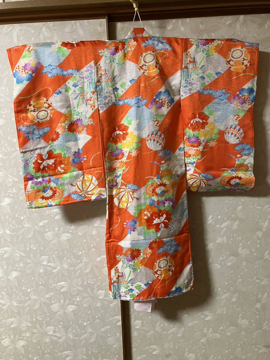 メ3896 未使用　七五三☆着物☆ 長襦袢 ☆セット☆お宮参り