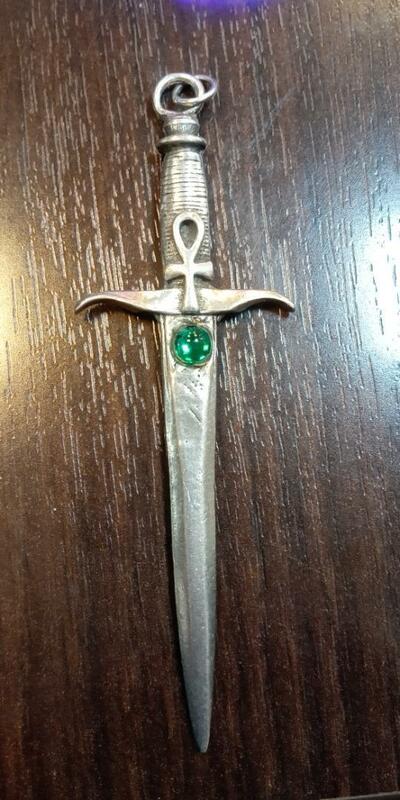 AzureGreen: Ankh Sword pendant アンク・ソード