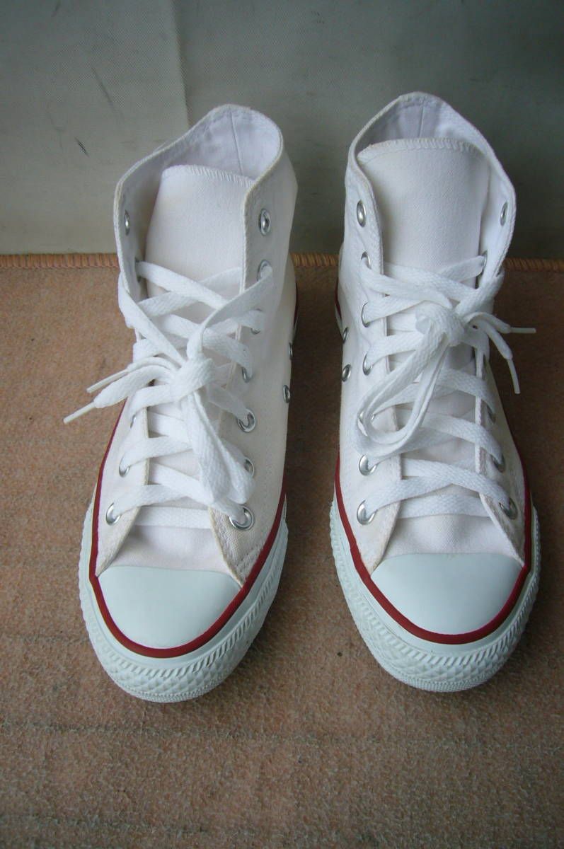 ★CONVERSE　 chuck tayler 　ハイカットスニーカー　　1707 　白 　　２４.0cm　　美品