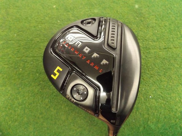 【税込】2526 ONOFF FAIRWAY ARMS KURO 2024 5W 18° 純正カーボン S カバー有 グローブライド オノフ クロ .860499