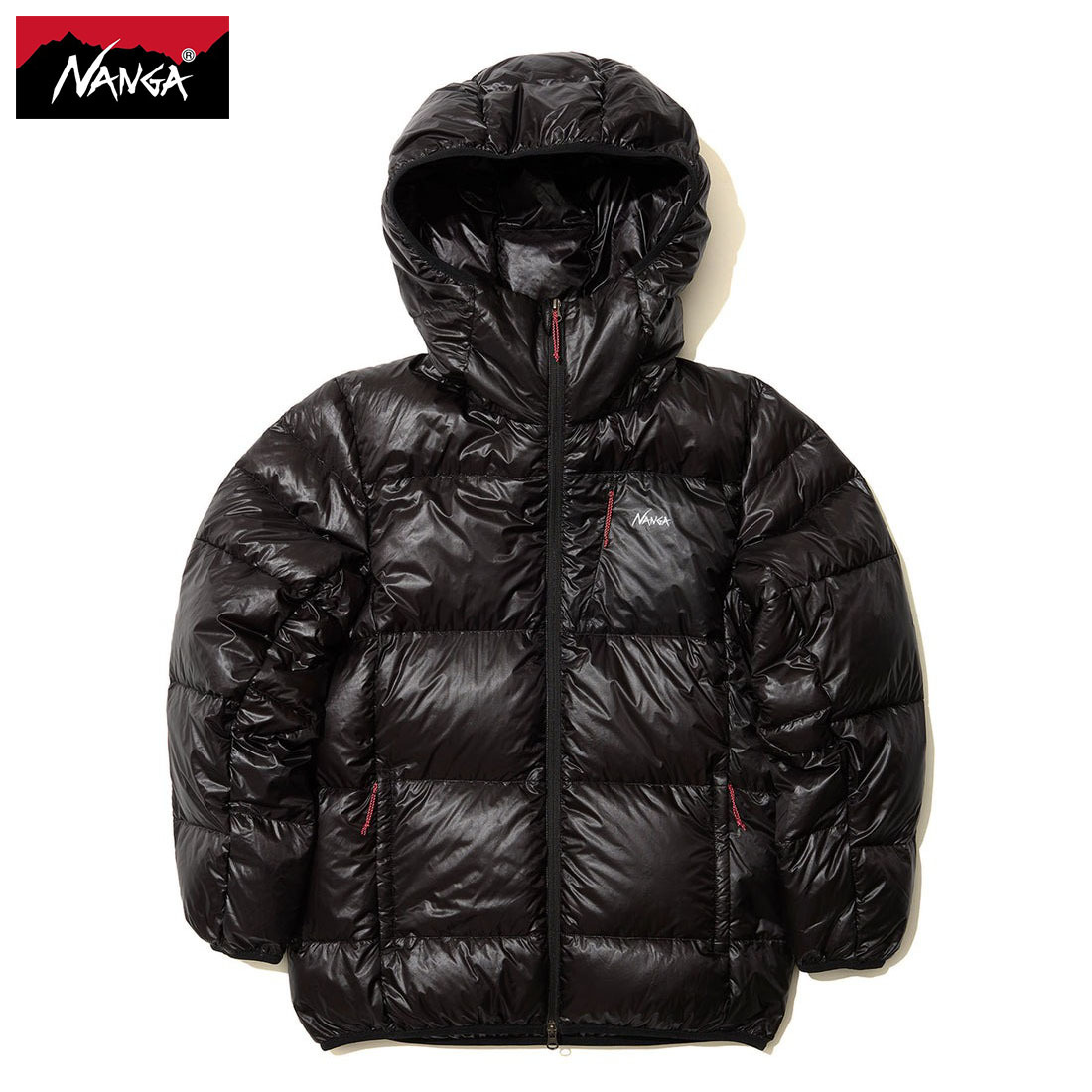 23FW【Nanga ナンガ/MOUNTAIN LODGE DOWN HOODIE JACKET/マウンテンロッジ ダウンフーディージャケット/BLK/Lサイズ】mtr