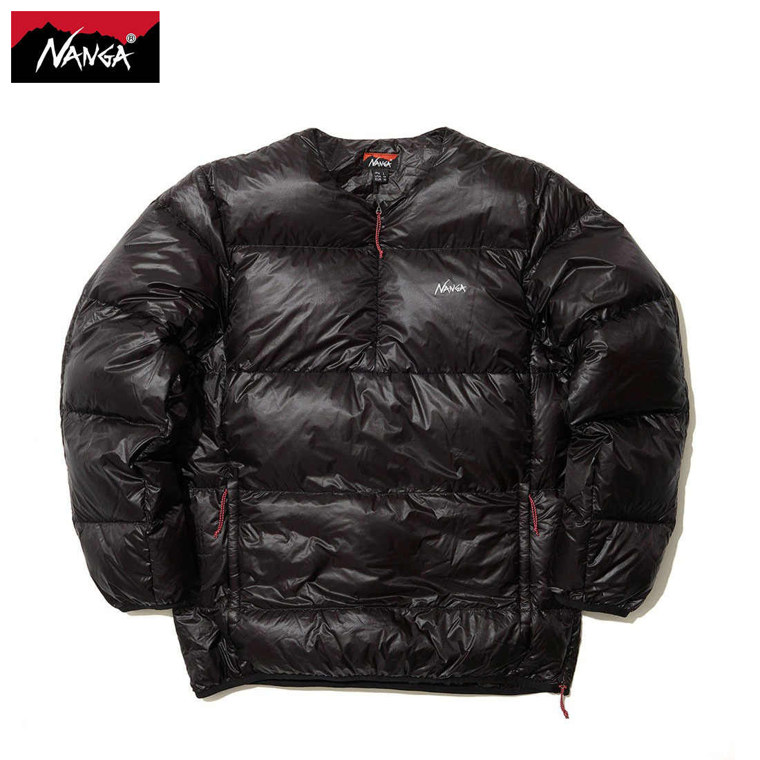 23FW【Nanga ナンガ/MOUNTAIN LODGE DOWN CREW NECK TOP/マウンテンロッジ ダウンクルーネックトップ/BLK/Lサイズ】mtr