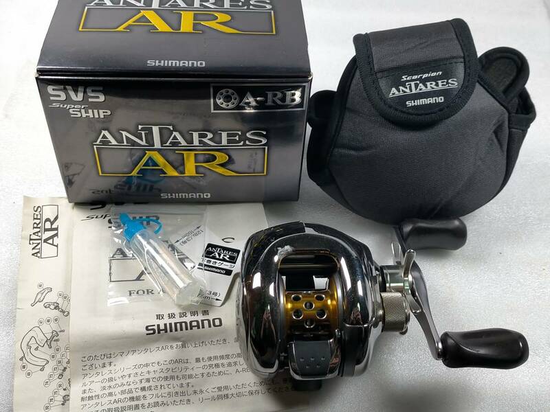竝【付属品】 シマノ アンタレスAR 右 ライト 日本製 SHIMANO ANTARES Made in Japan RH225 廃盤品 ベイトリール 1002F