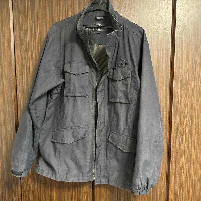 llbeanエルエルビーン フィールドジャケット ミリタリー ジャケット ジップアップ XL