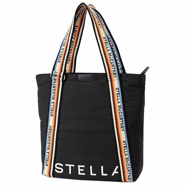 【送料無料】【本物】Stella McCartney★ステラマッカートニー★トートバック★ステラロゴ★ブラック★大容量★ナイロン★594251★アイコン