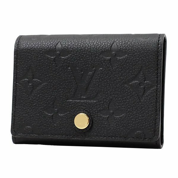 【送料無料】【本物】LOUISVUITTON★ルイヴィトン★アンヴェロップ・カルトドゥヴィジット★アンプラント★カードケース★ノワール★M58456