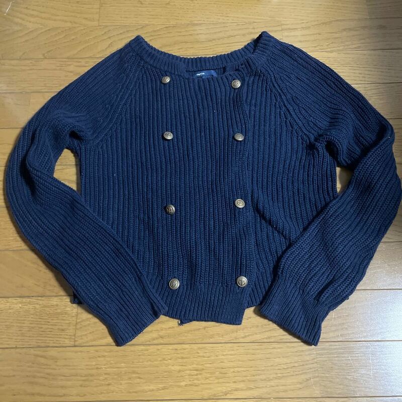 GAP kids ニット カーディガン 160 サイズ ネイビー ギャップ キッズ