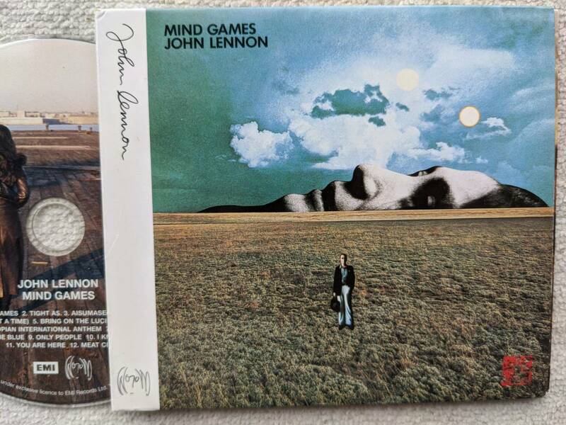 ジョン・レノン JOHN LENNON●MIND GAMES マインド・ゲームス●CD●ヨーコ・オノ 小野洋子●デジパック仕様 ●！！