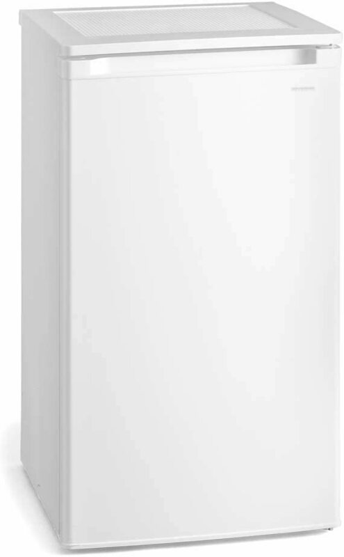 アイリスオーヤマ 冷凍庫 60L 小型 家庭用 静音 省エネ ノンフロン 前開き 温度調節5段階 ホワイト IUSD-6B-W